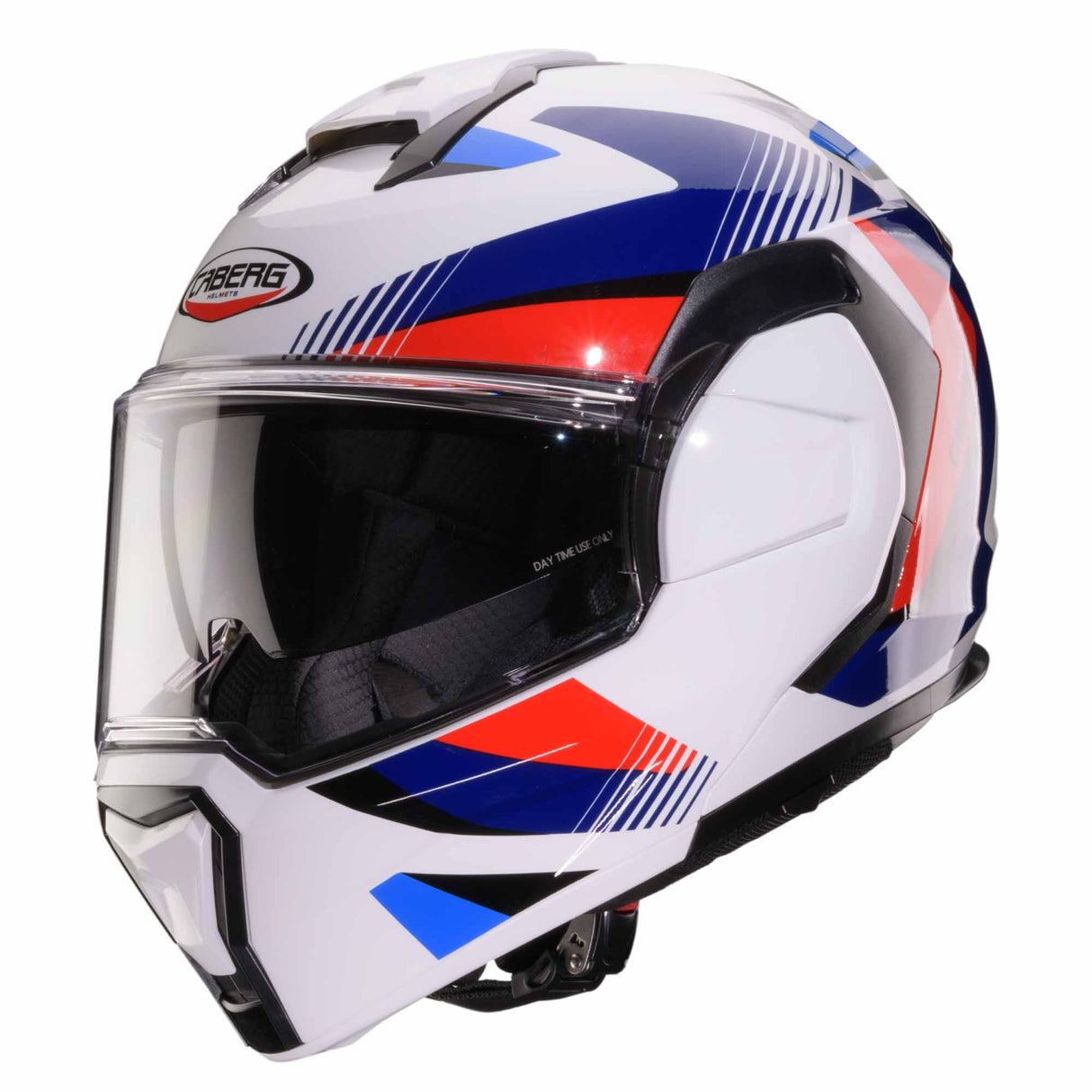 Caberg Helm Trip Lunar weiß/blau-rot