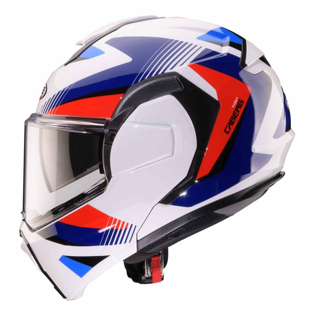 Caberg Helm Trip Lunar weiß/blau-rot
