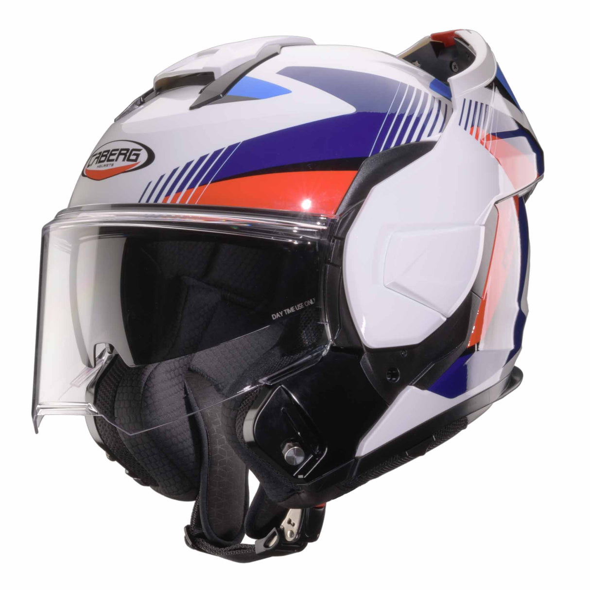 Caberg Helm Trip Lunar weiß/blau-rot