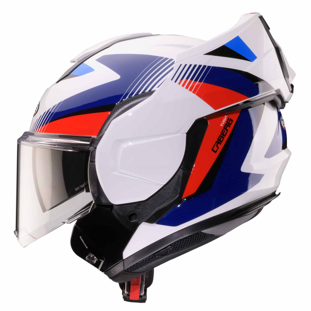 Caberg Helm Trip Lunar weiß/blau-rot