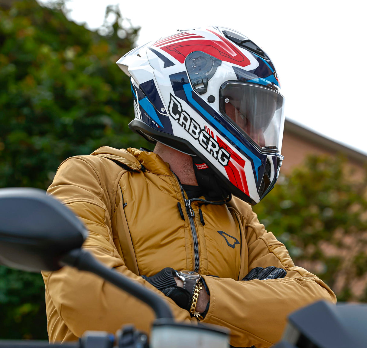 Caberg Helm Drift Evo II Jarama weiß/rot-blau