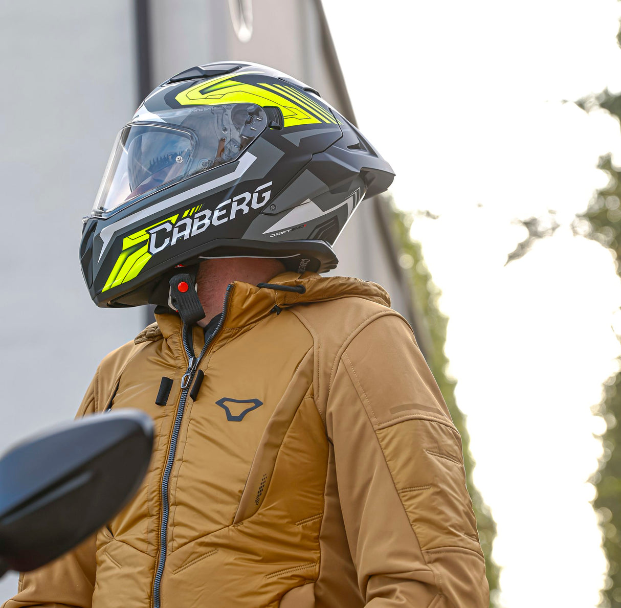 Caberg Helm Drift Evo II Jarama matt-schwarz/grau-fluo-gelb