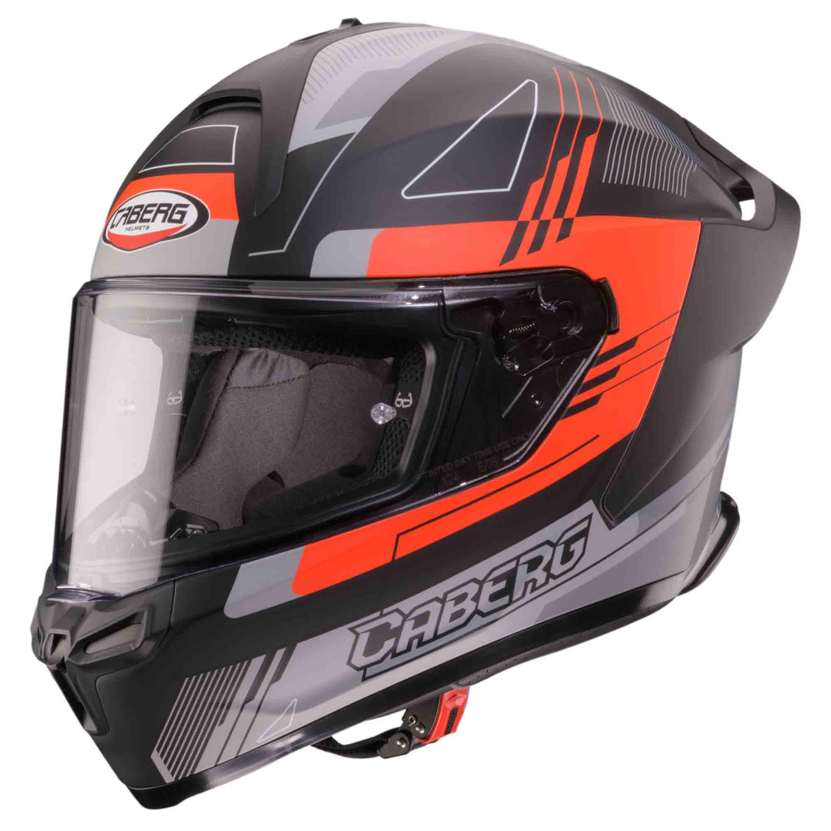 Caberg Helm Roxter Colt matt-schwarz/grau-fluo-rot
