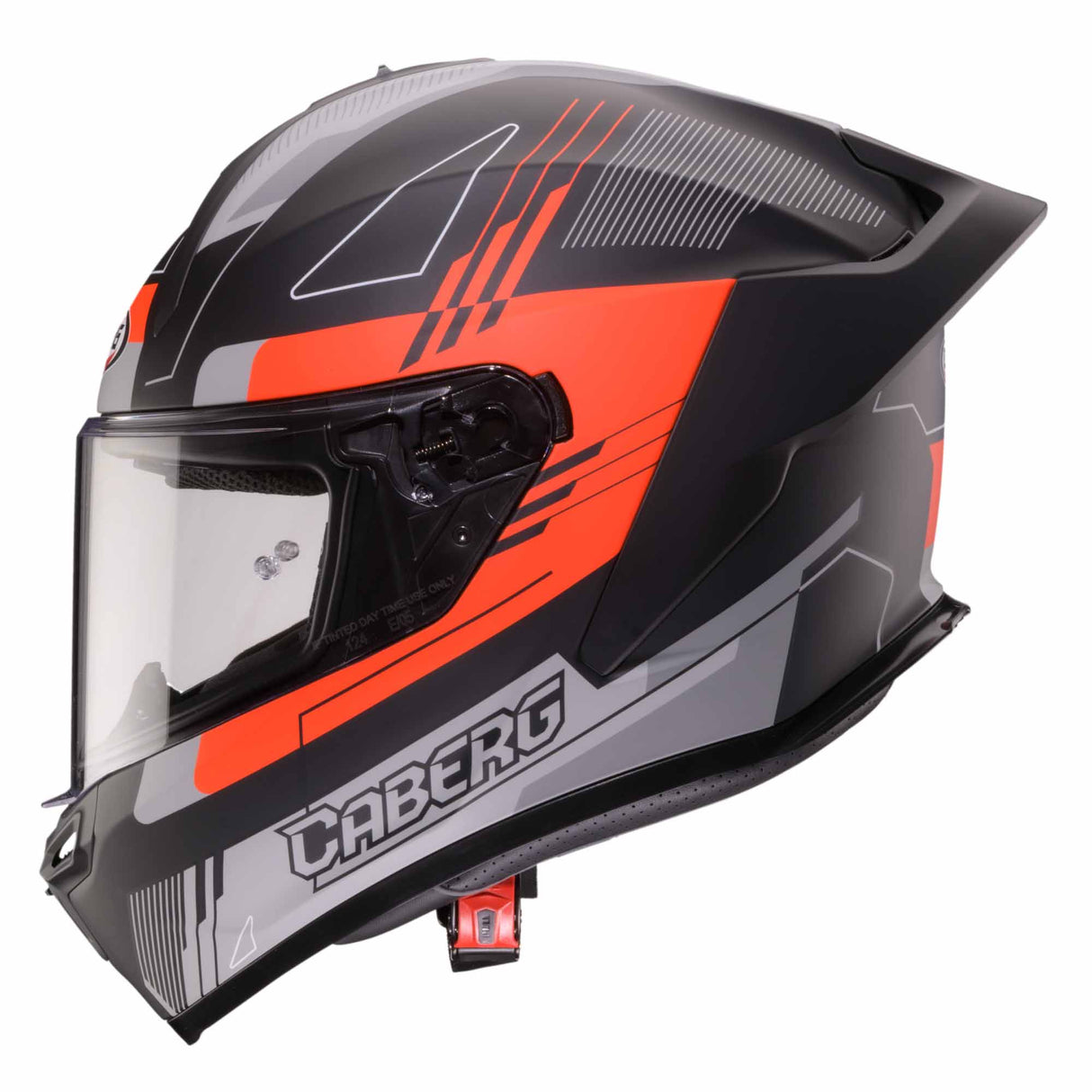 Caberg Helm Roxter Colt matt-schwarz/grau-fluo-rot