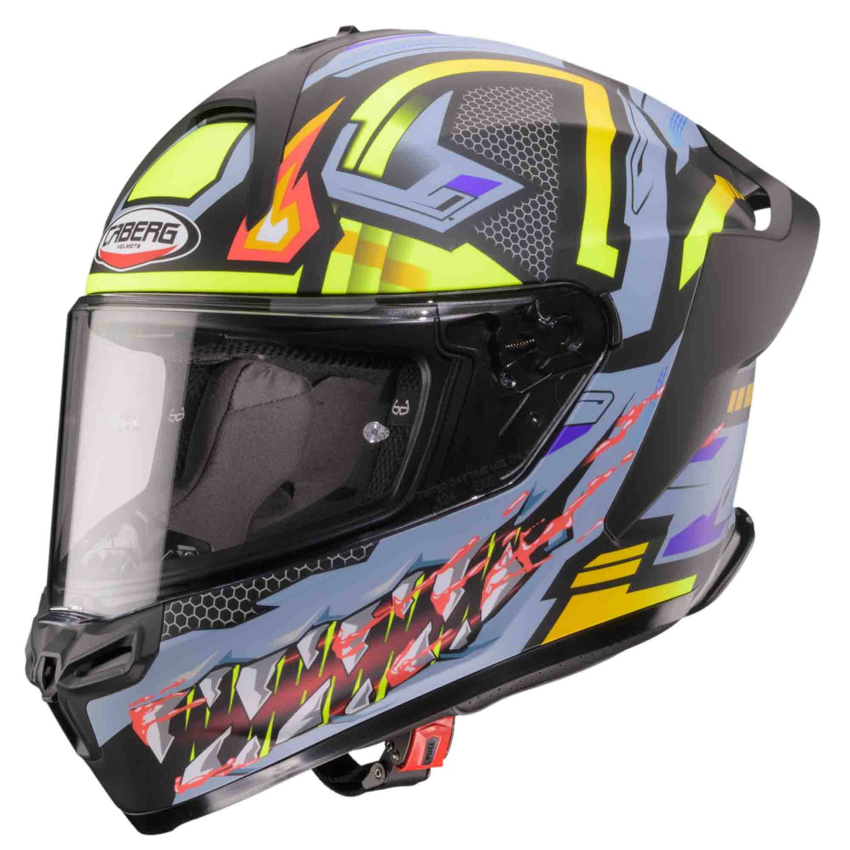 Caberg Helm Roxter Hunter matt-schwarz/grau-fluo-gelb