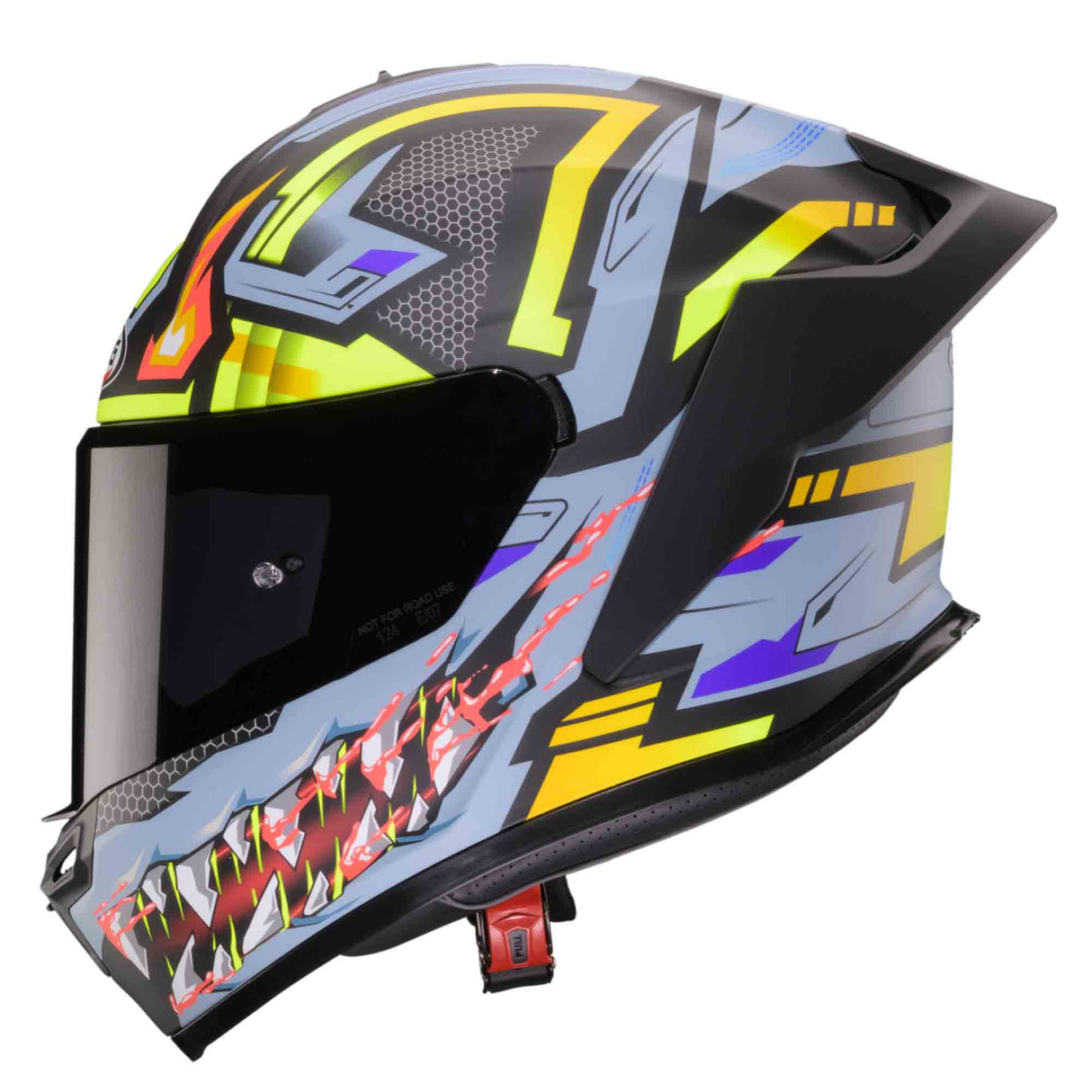 Caberg Helm Roxter Hunter matt-schwarz/grau-fluo-gelb