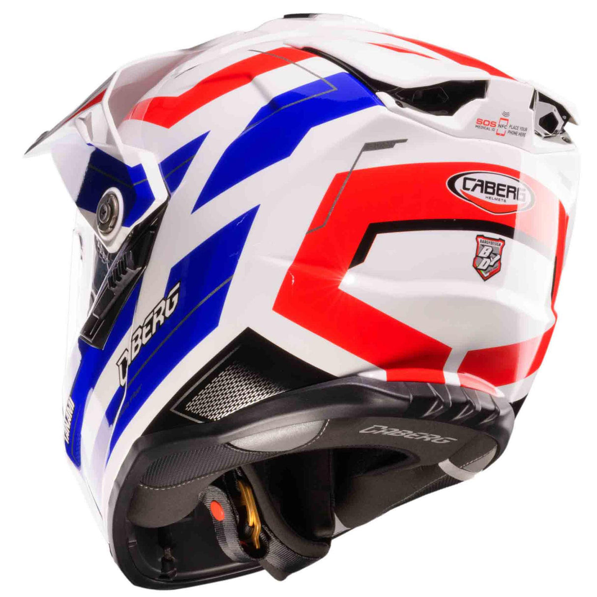 Caberg Helm Tanami Ranger weiß/blau-rot