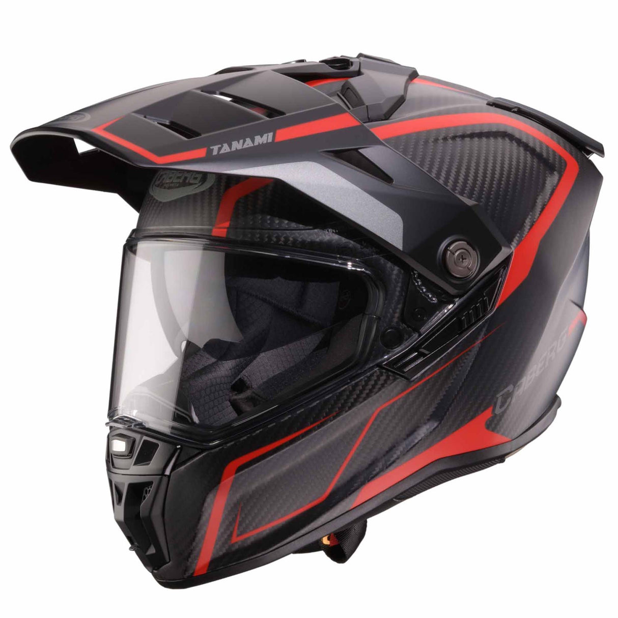 Caberg Helm Tanami Carbon Gravity schwarz/rot