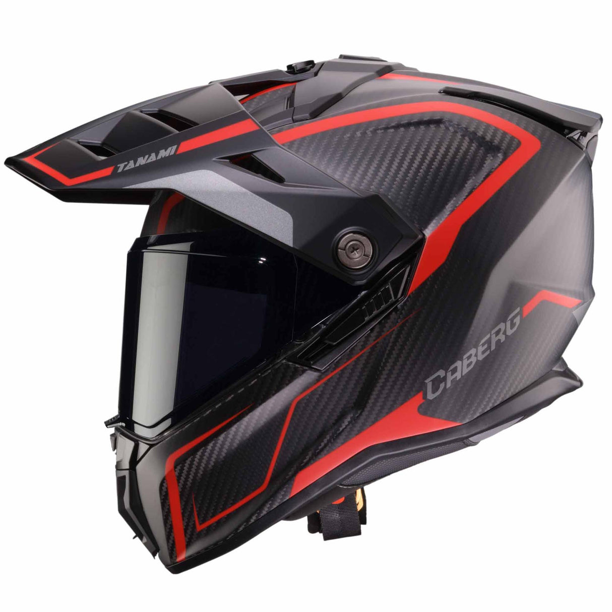 Caberg Helm Tanami Carbon Gravity schwarz/rot