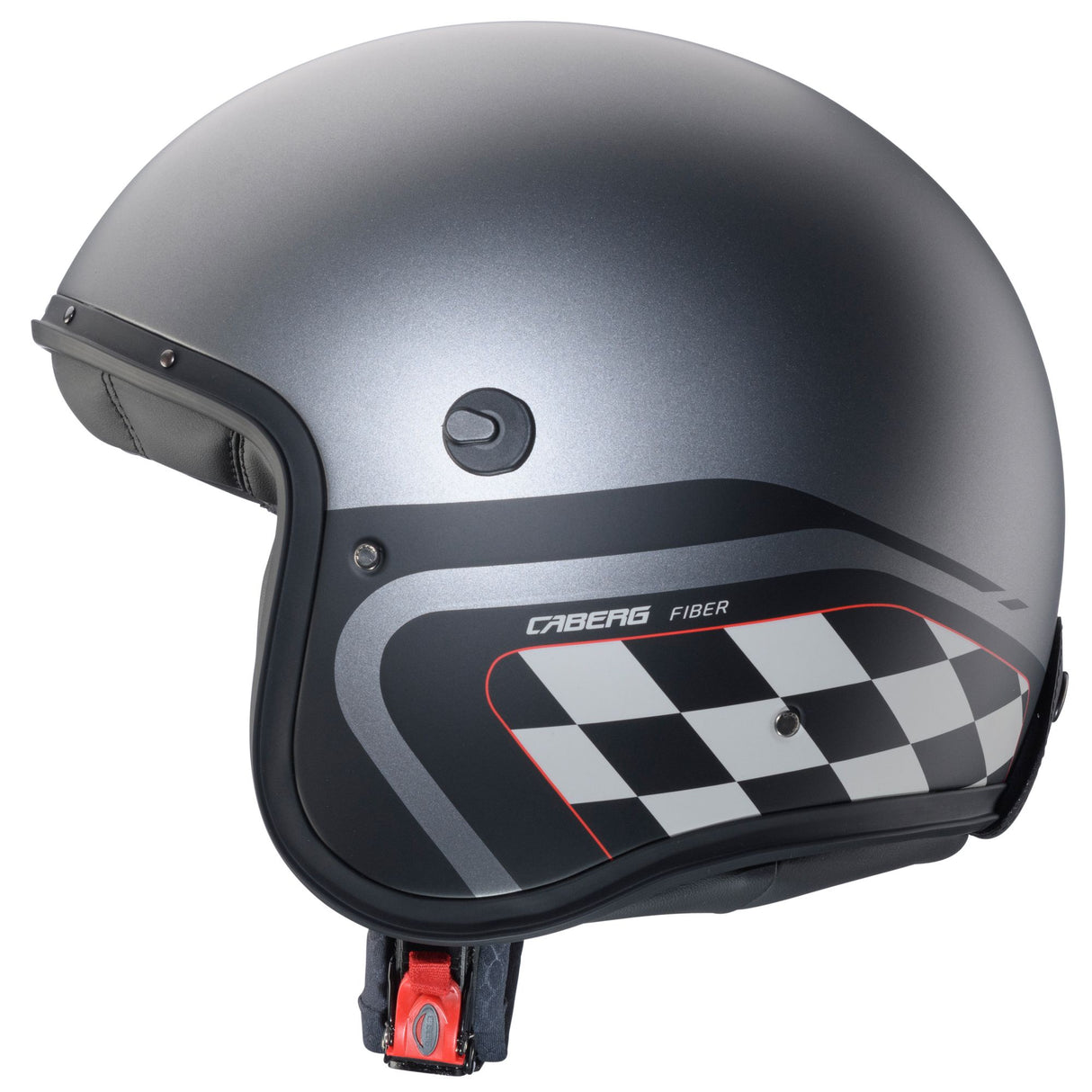 Caberg Helm Freeride X Daytona matt-gun metallic/schwarz-weiß