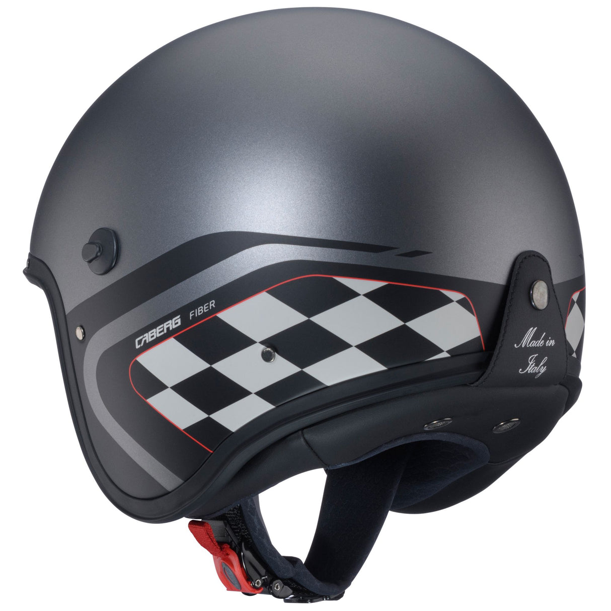 Caberg Helm Freeride X Daytona matt-gun metallic/schwarz-weiß