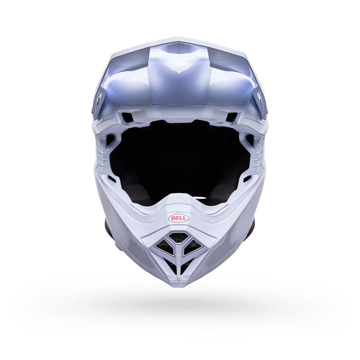 Bell Moto-10 Mips Solid Weiss Motocrosshelm
