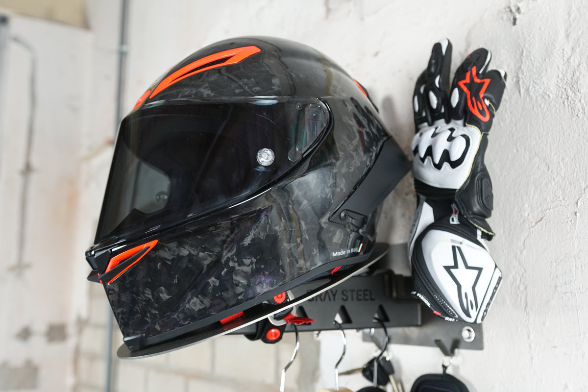 Gray Steel X7 Wandhalter für Helm und Ausrüstung Gunmetal