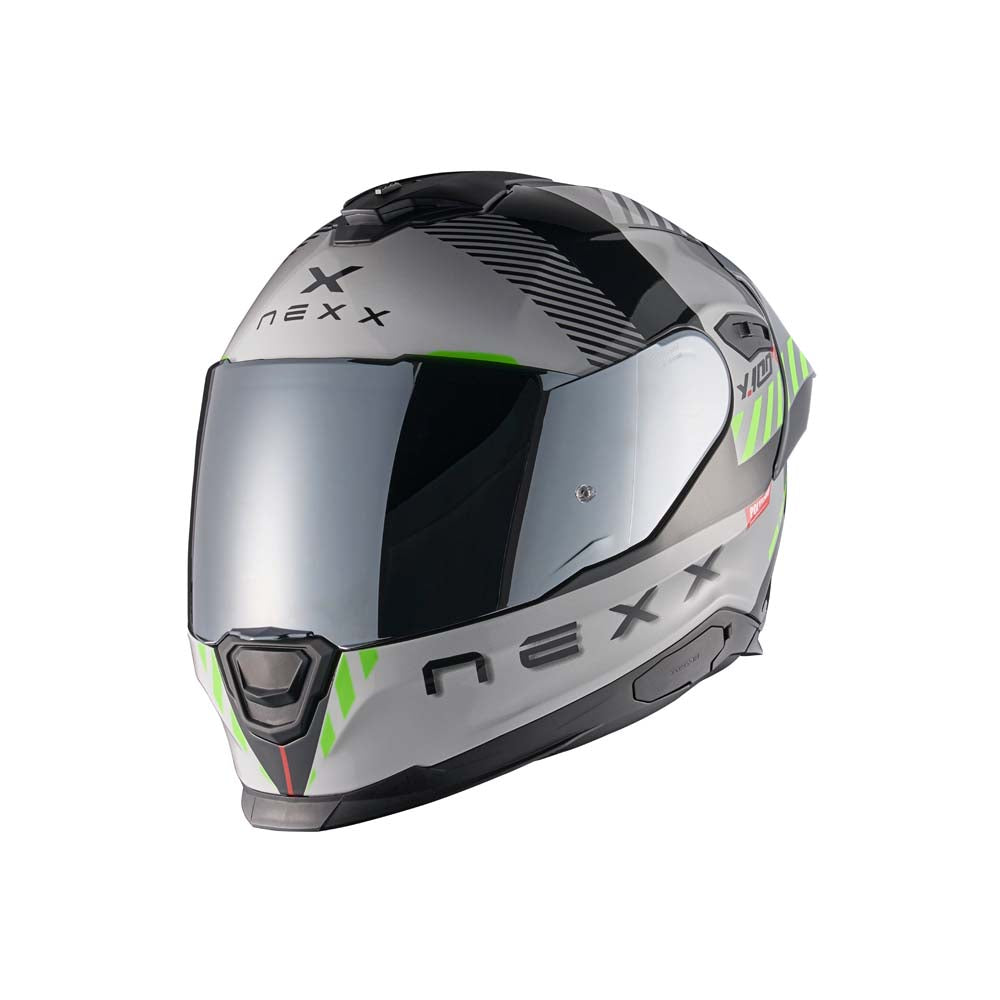 NEXX Helm Y.100R Fade Grau-Schwarz