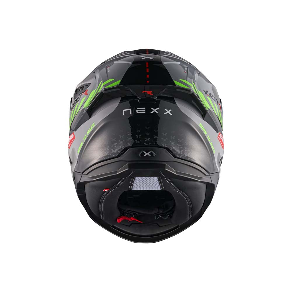 NEXX Helm Y.100R Fade Grau-Schwarz