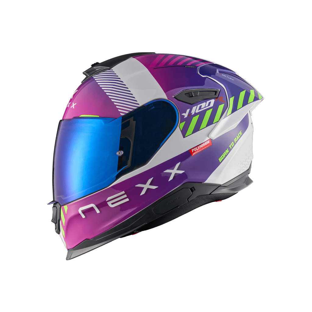 NEXX Helm Y.100R FADE Violett.Weiß