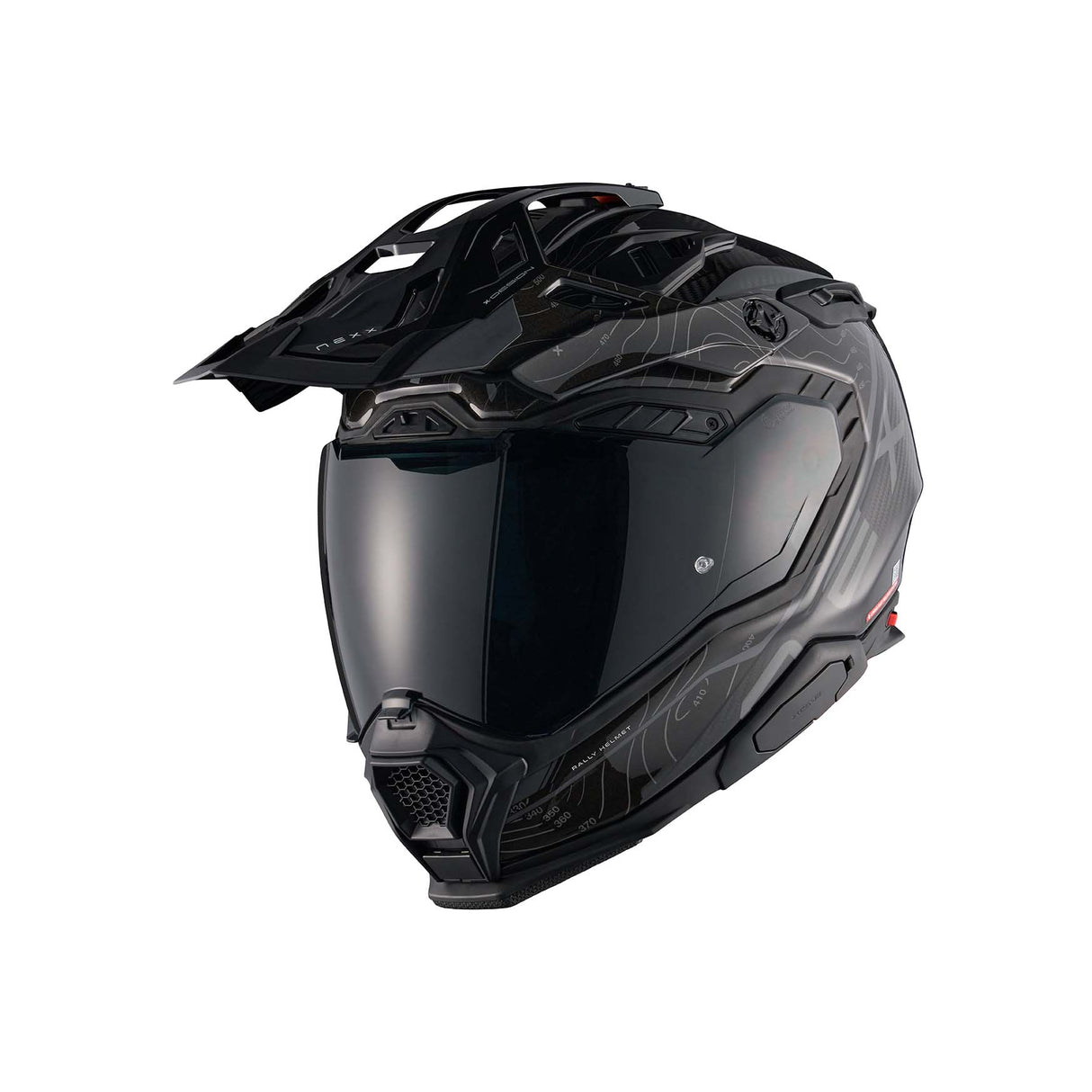 NEXX Helm X.WED3 FURKA CARBON Schwarz.Grau