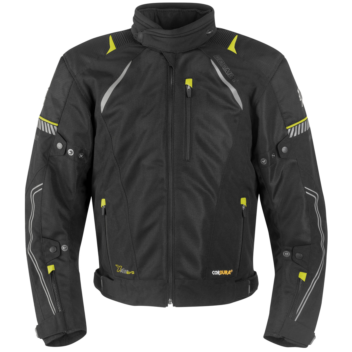 Germot Mesh Jacke X-Air Evo Pro Herren, schwarz/gelb