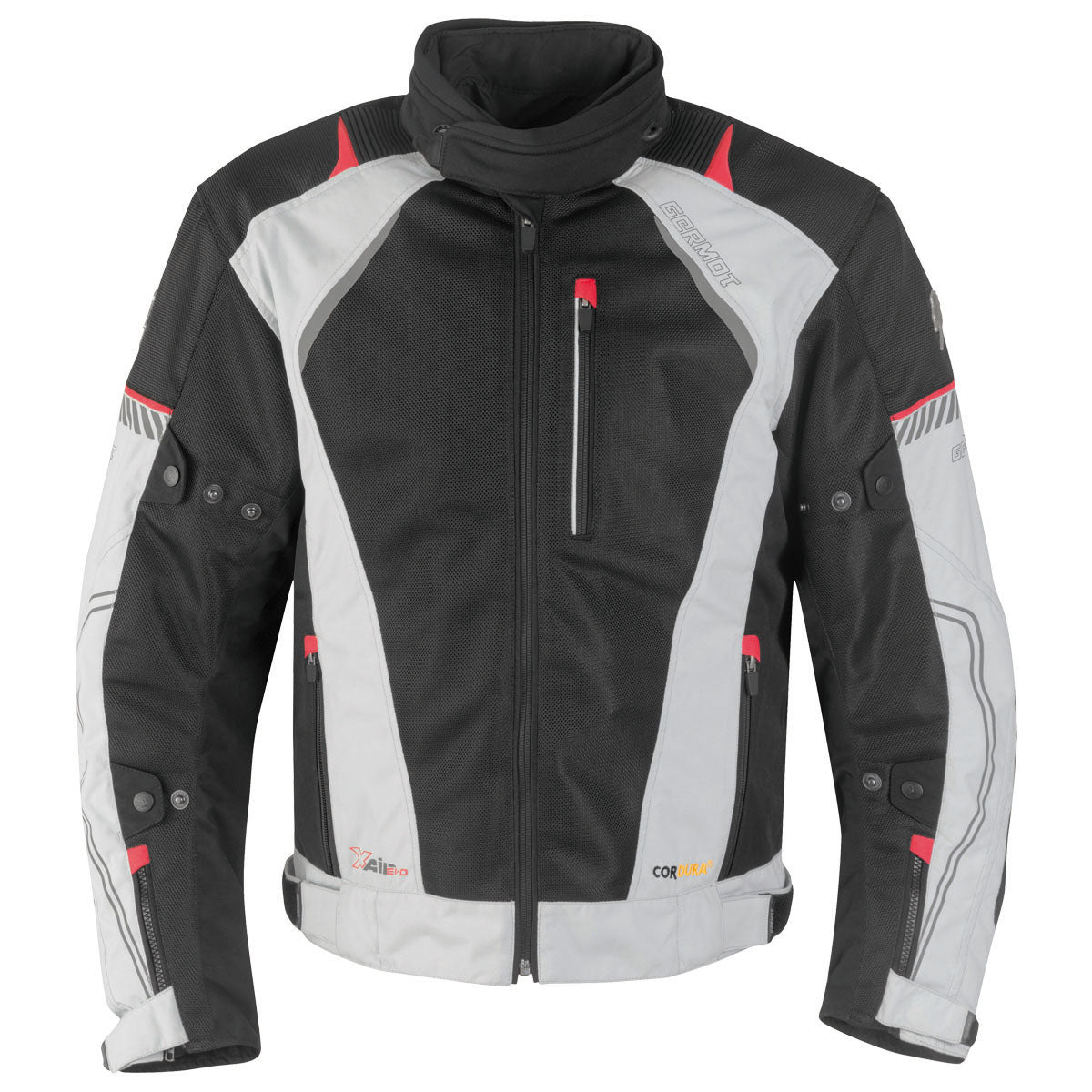 Germot Mesh Jacke X-Air Evo Pro Herren, hellgrau/schwarz