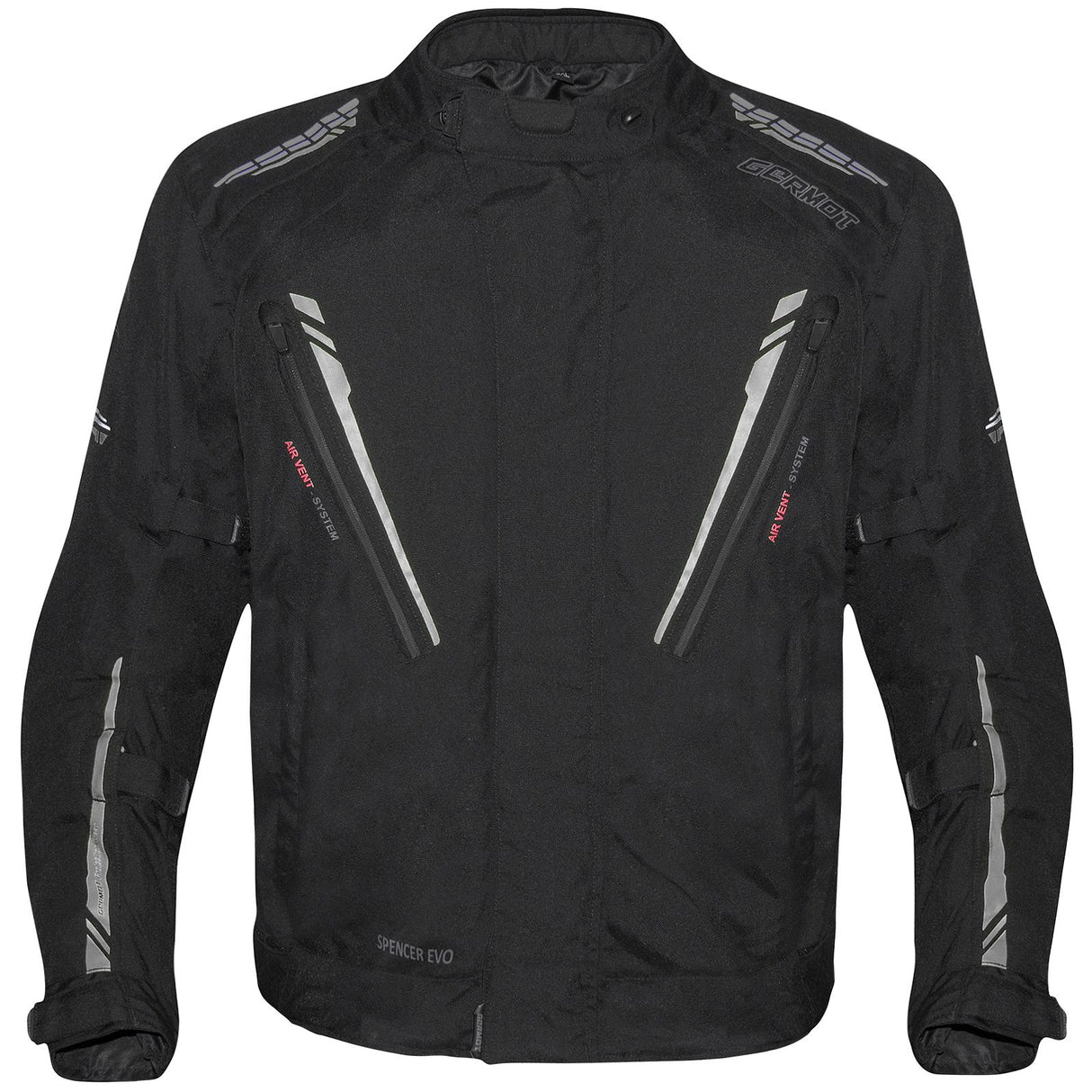 Germot Textiljacke Spencer Evo Herren, Big Size schwarz/grau