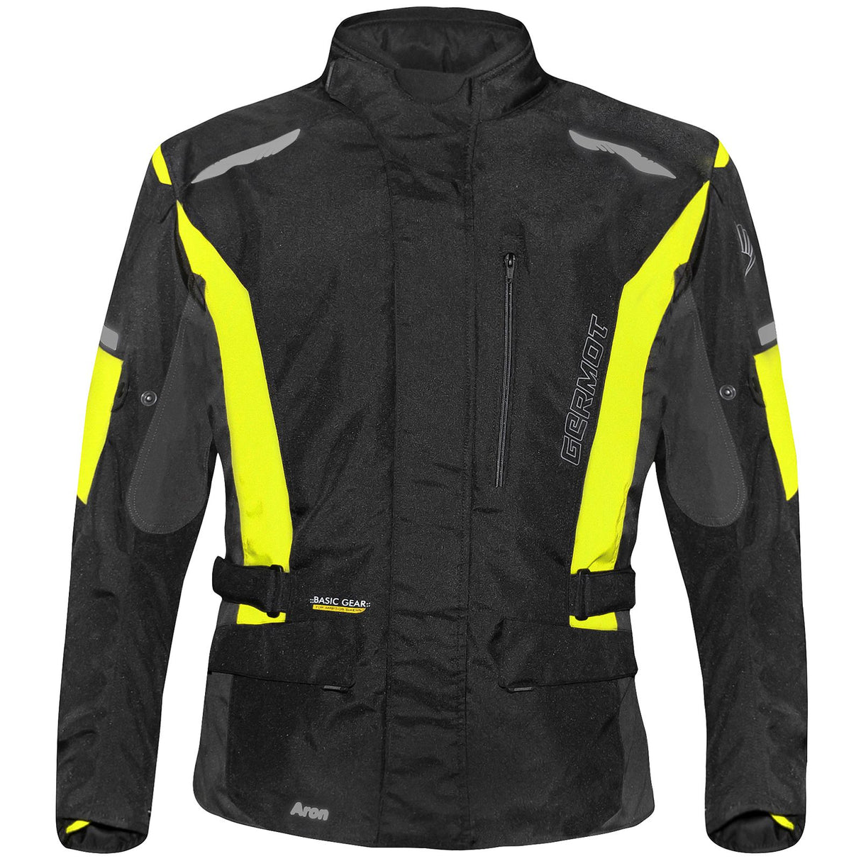 Germot Textiljacke Aron Herren, schwarz/gelb
