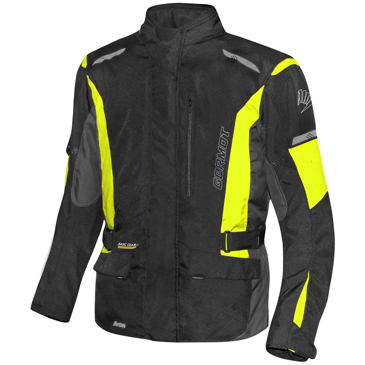 Germot Textiljacke Aron Herren, schwarz/gelb