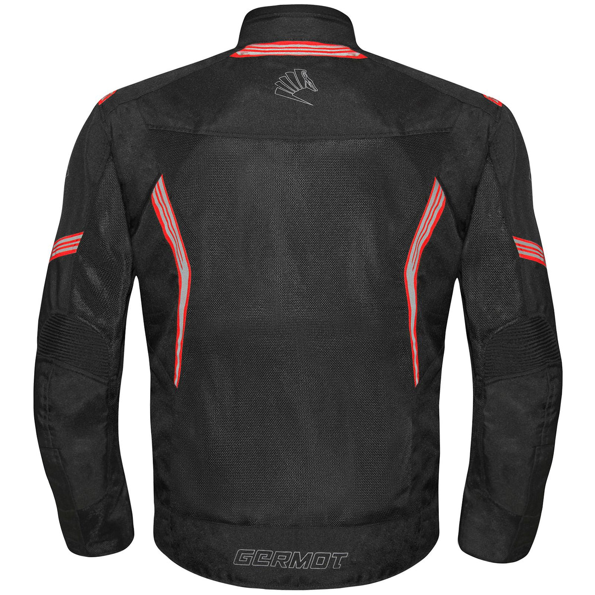 Germot Textiljacke Mistral Herren, schwarz/rot