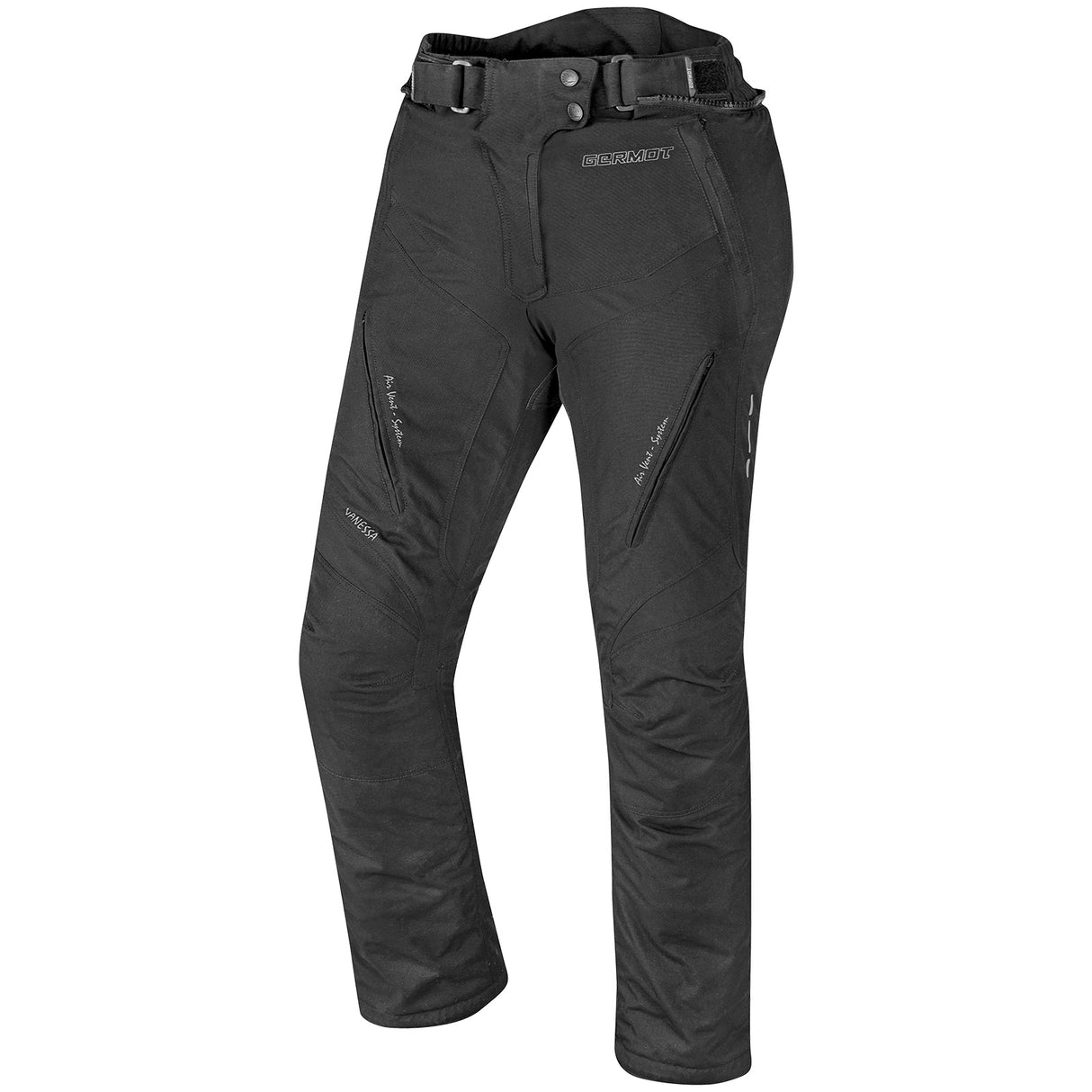 Germot Textilhose Vanessa lang Damen, schwarz