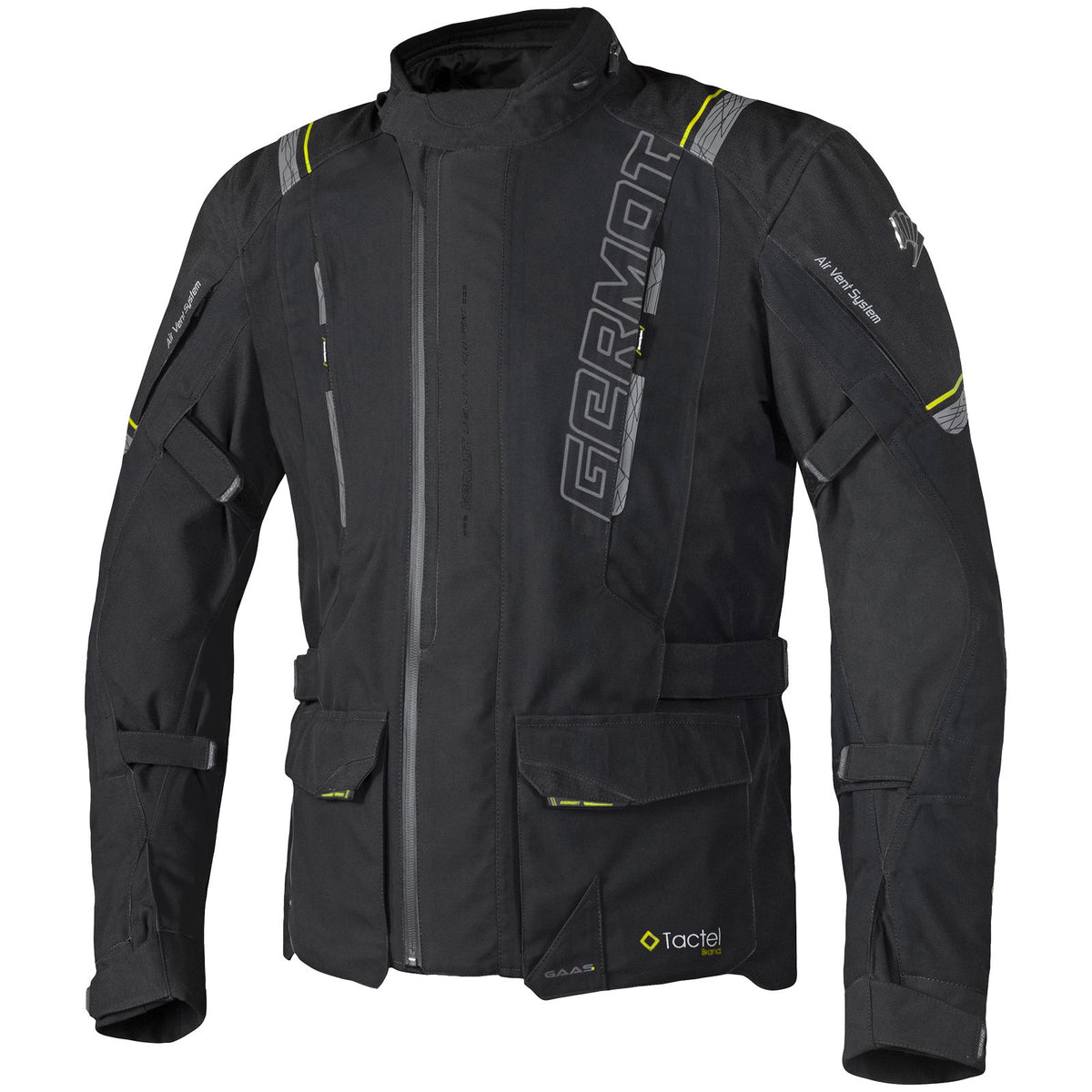 Germot Textiljacke Amaruq Herren, schwarz/gelb