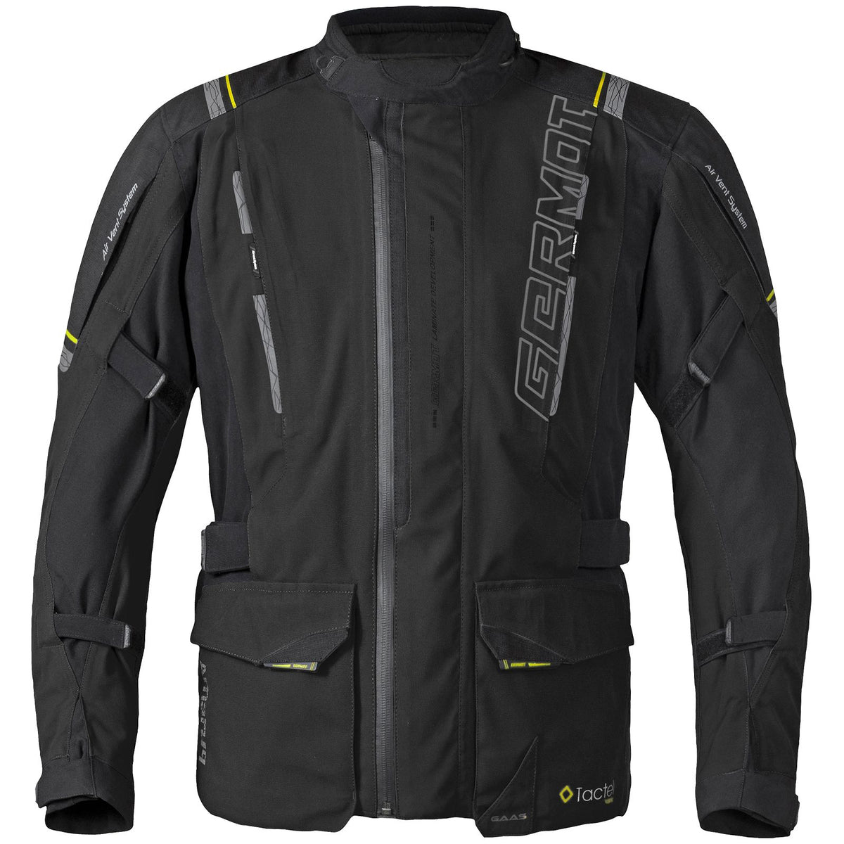Germot Textiljacke Amaruq Herren, schwarz/gelb