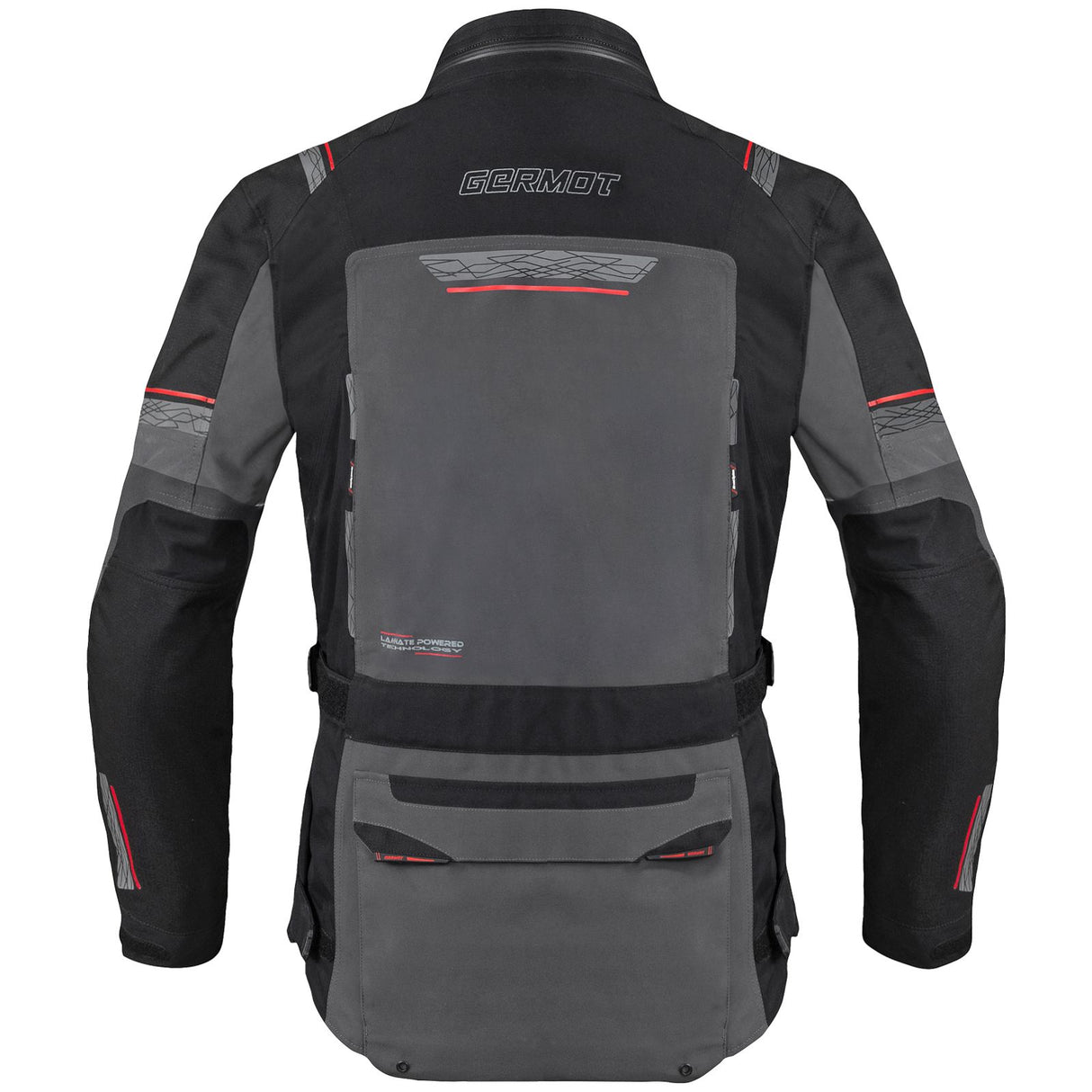 Germot Textiljacke Amaruq Herren, anthrazit/schwarz-rot