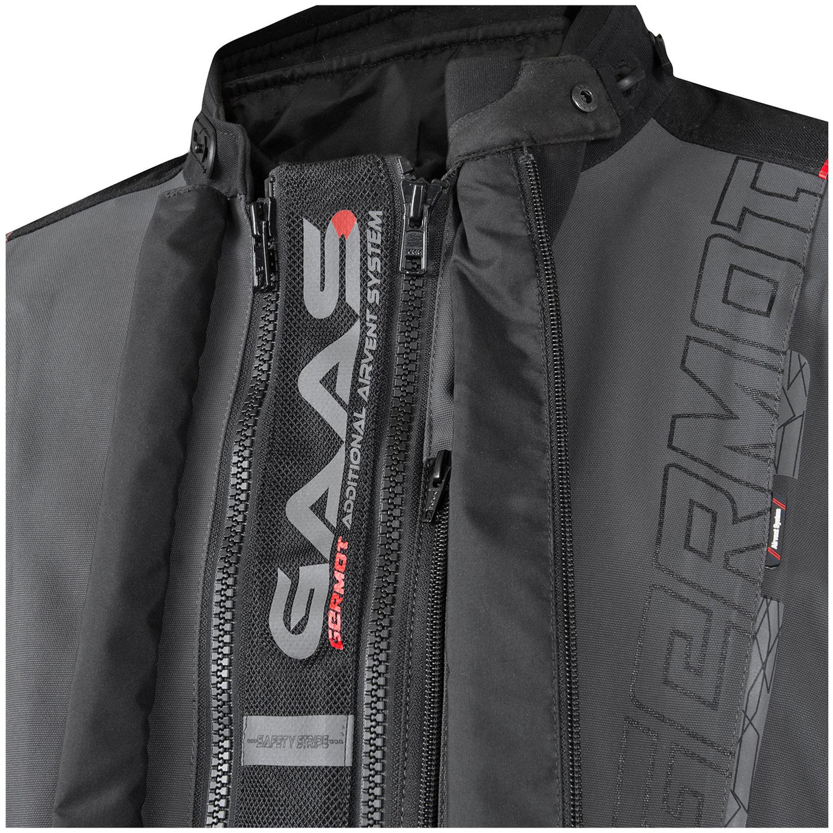 Germot Textiljacke Amaruq Herren, anthrazit/schwarz-rot