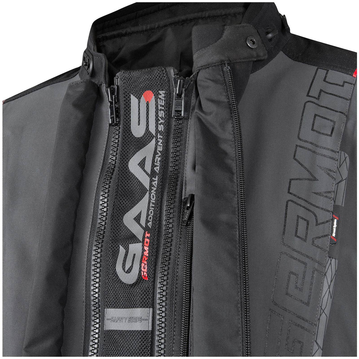 Germot Textiljacke Amaruq Herren, anthrazit/schwarz-rot