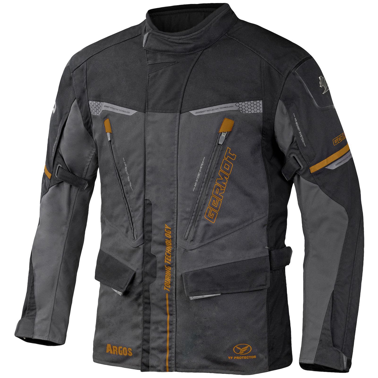 Germot Textiljacke Argos Herren, anthrazit/schwarz-bronze