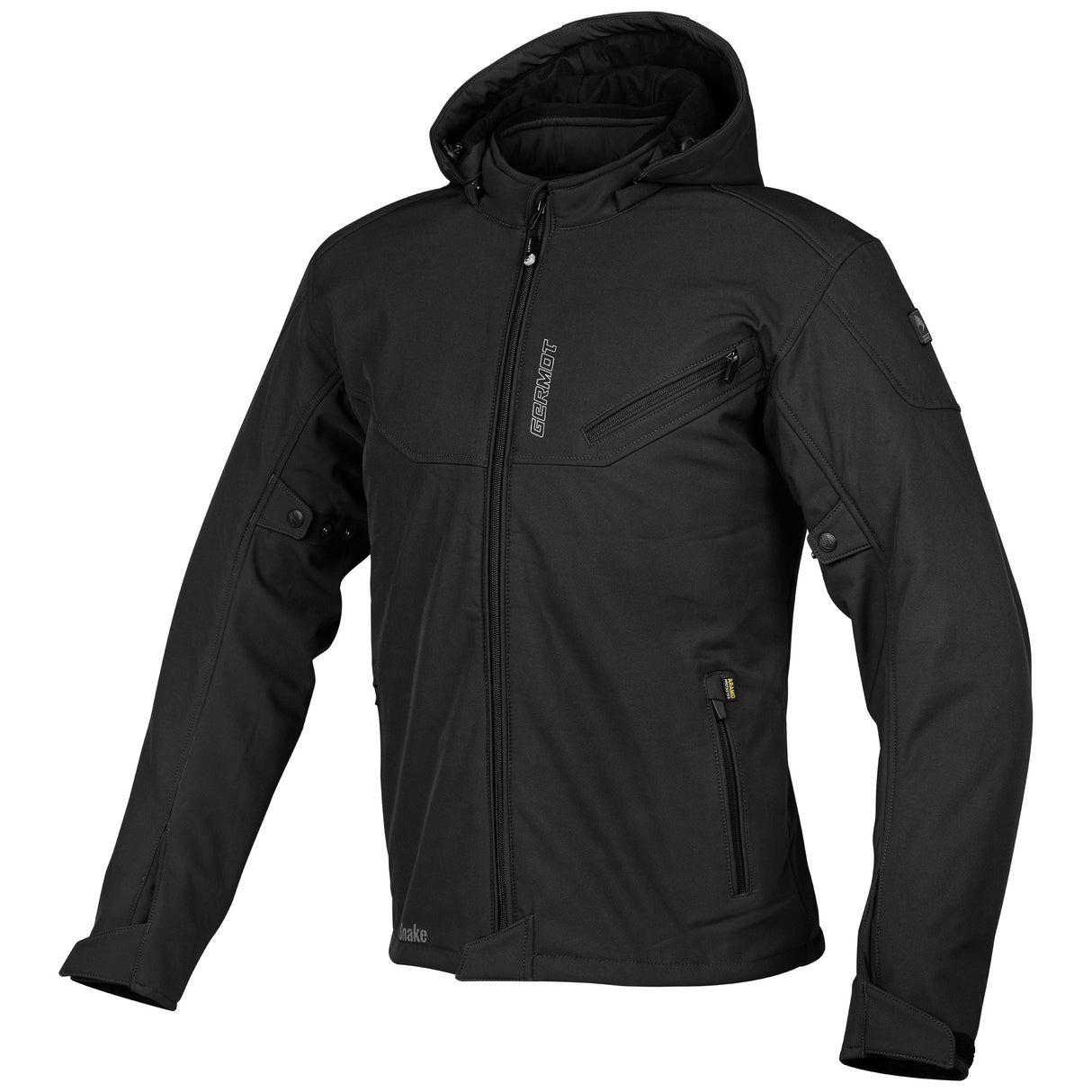 Germot Softshelljacke Snake Herren, schwarz