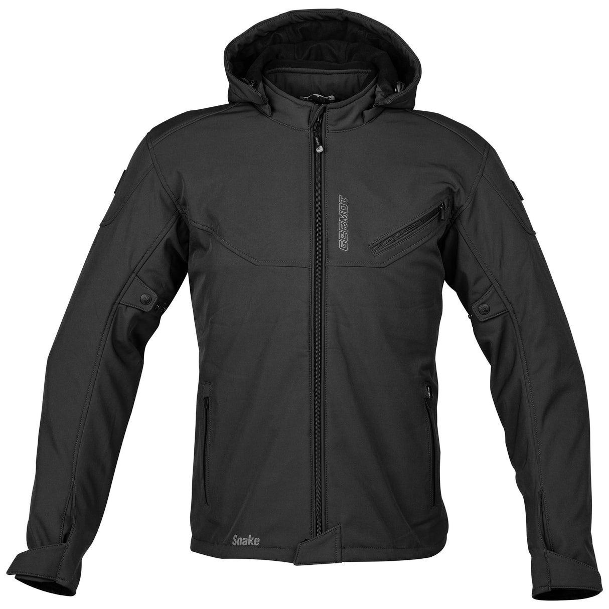 Germot Softshelljacke Snake Herren, schwarz