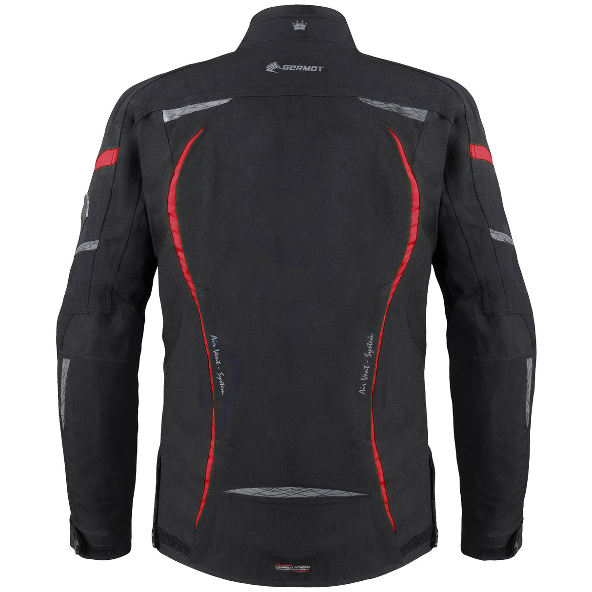Germot Textiljacke MotoQueen Damen, schwarz/rot