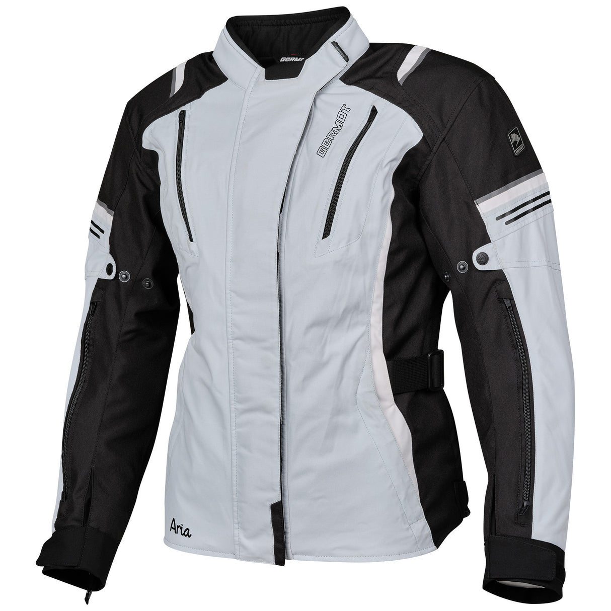 Germot Textiljacke Aria Damen, hellgrau/schwarz