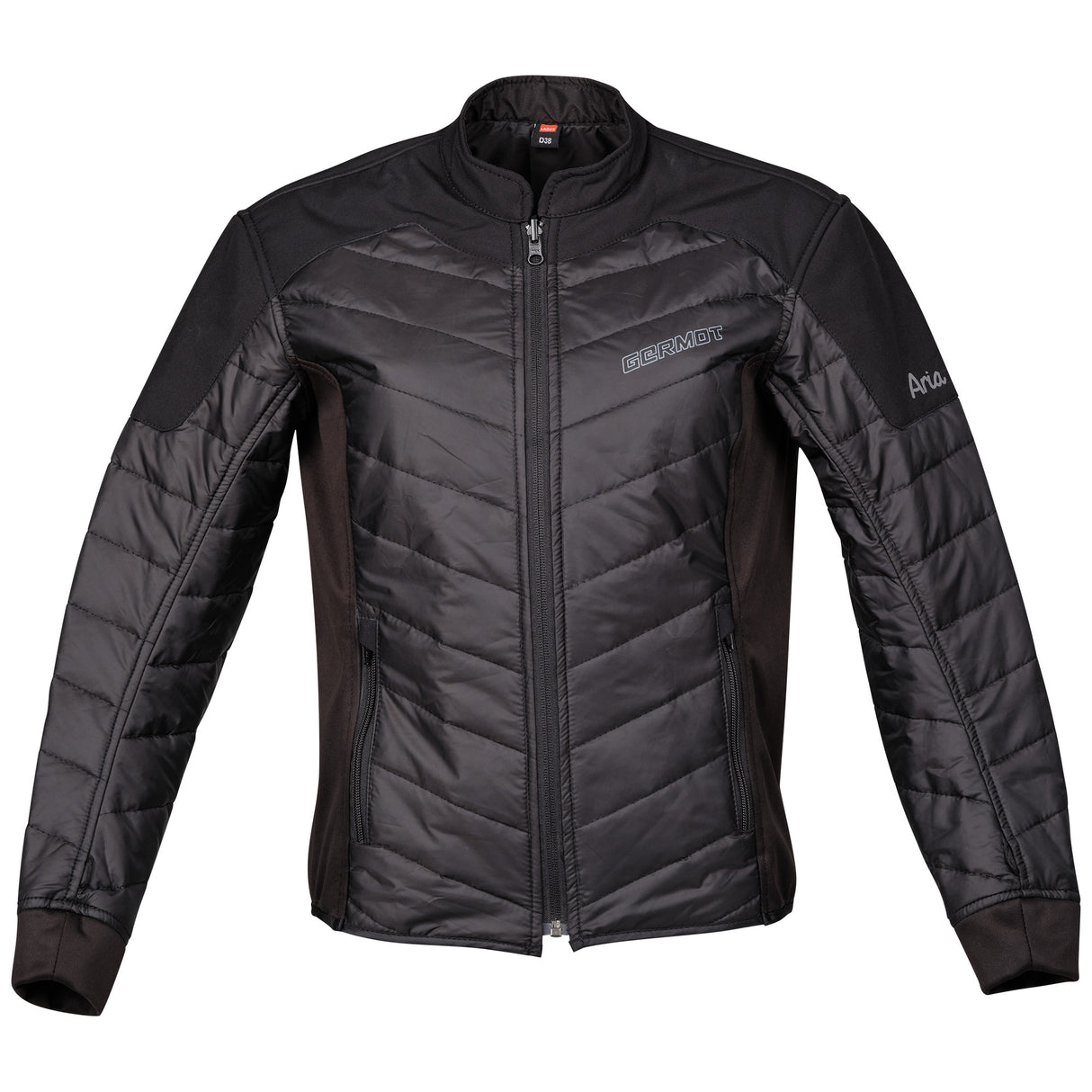 Germot Textiljacke Aria Damen, hellgrau/schwarz