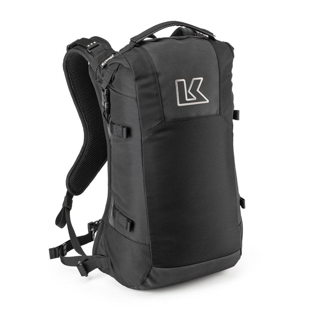 Kriega Rucksack R16 in schwarzer Farbe, langlebiger Rucksack mit mehreren Fächern und gepolsterten Schultergurten.