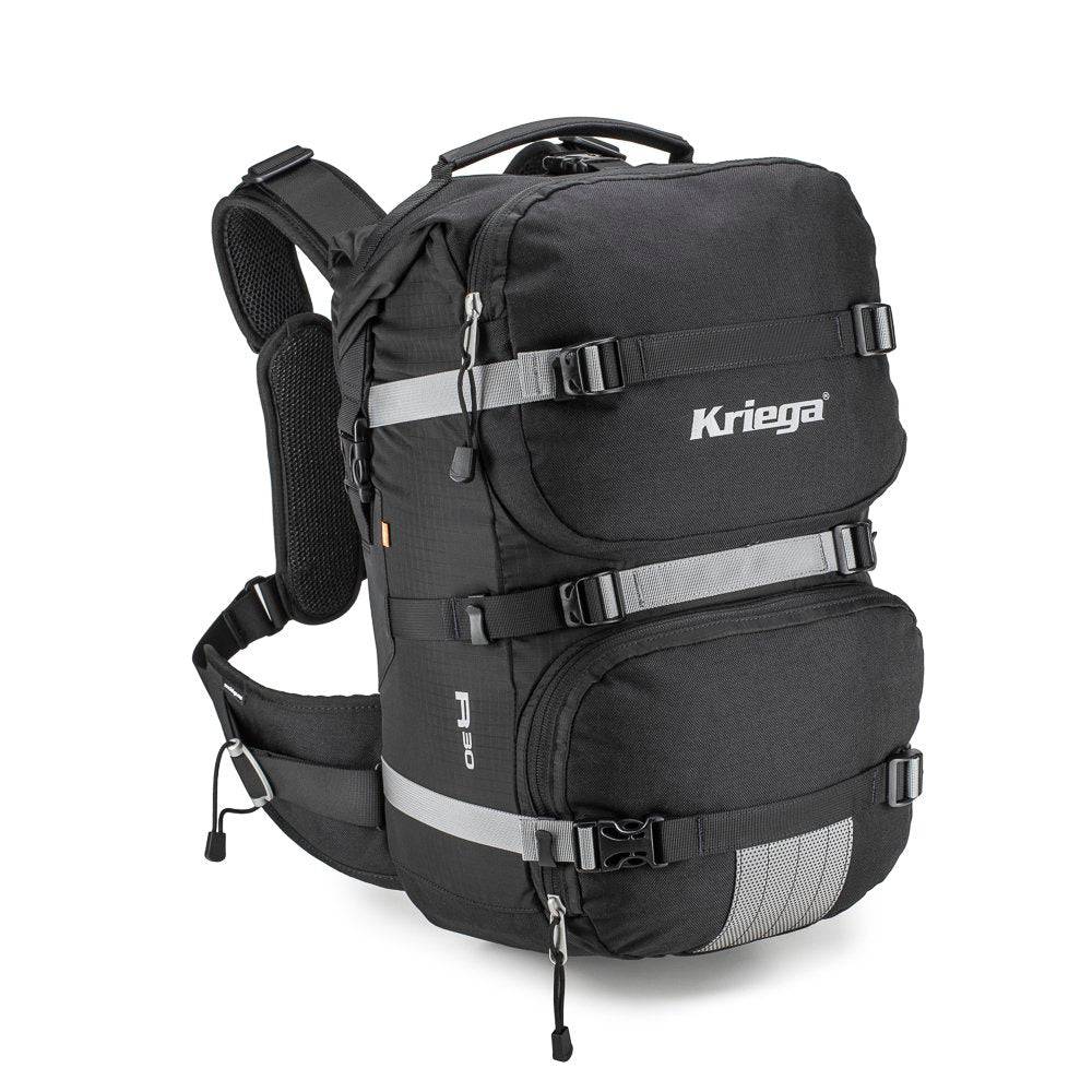 Kriega Rucksack R30, strapazierfähiger Outdoor-Rucksack mit mehreren Fächern und robustem Design, ideal für Trekking und Reisen