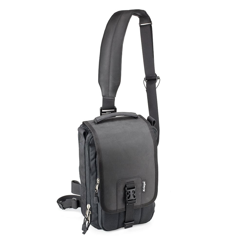 Kriega Umhängetasche Sling EDC, schwarze Tasche aus robustem Material mit verstellbarem Schultergurt und mehreren Fächern