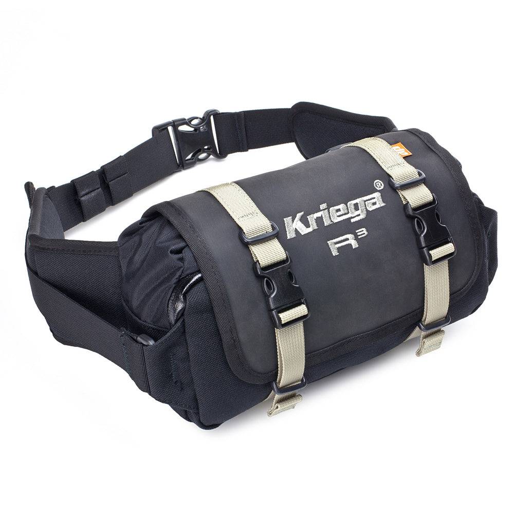 Kriega Hüfttasche R3 aus robustem Material, Tasche mit Reißverschluss und verstellbarem Gurt, ideal für unterwegs