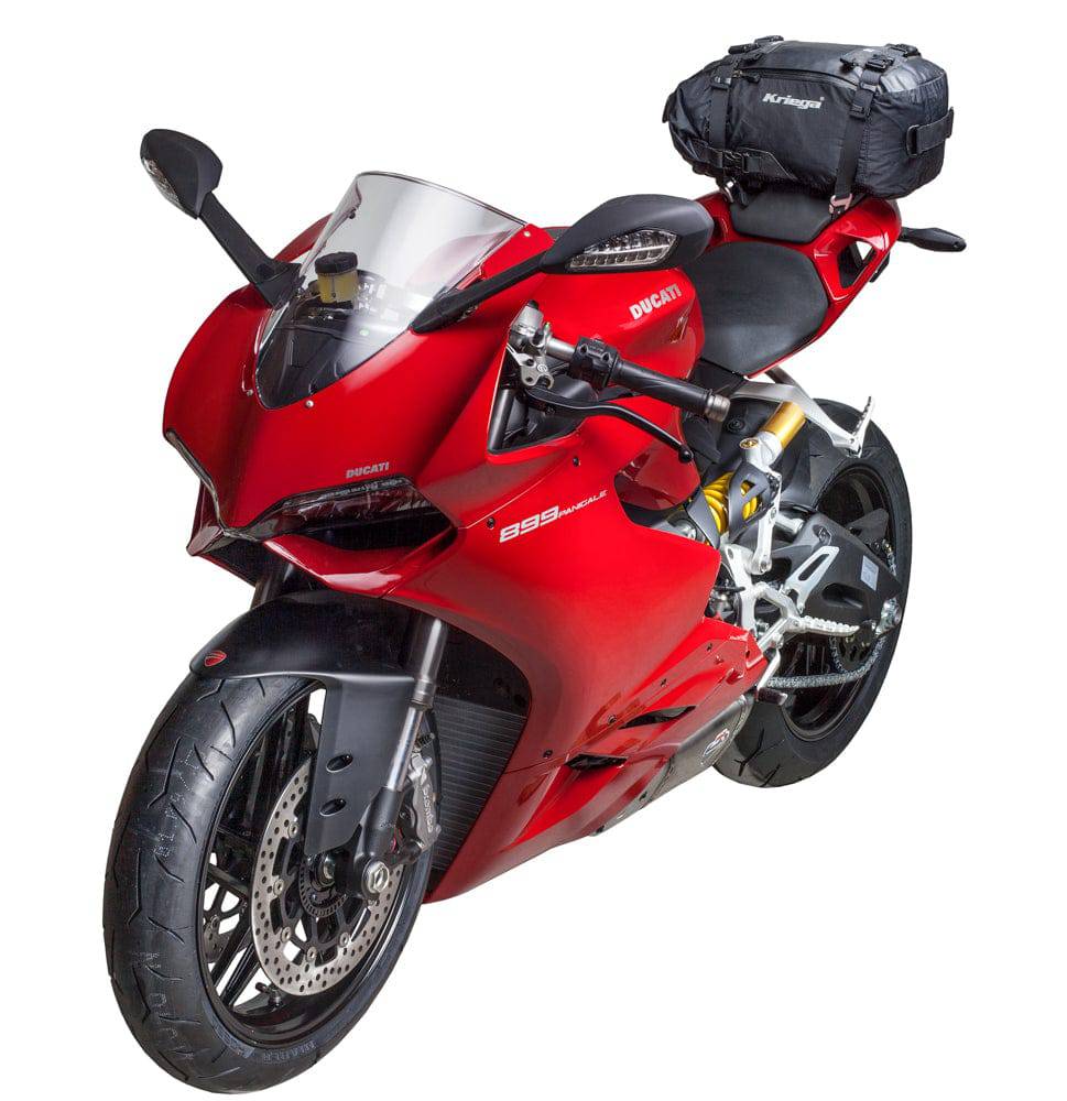 Kriega US-Drypack Montagekit für Ducati Panigale 899/1199, Befestigungssystem für Trockenrucksack, im Bild sichtbar