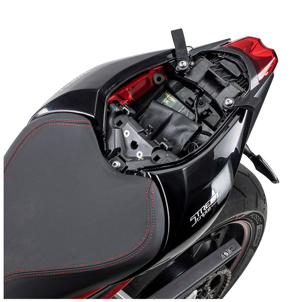 Kriega US-Drypack Montagekit für Triumph Street Triple 765, Befestigungssystem für Trockenrucksack, hochwertiges Montagezubehör