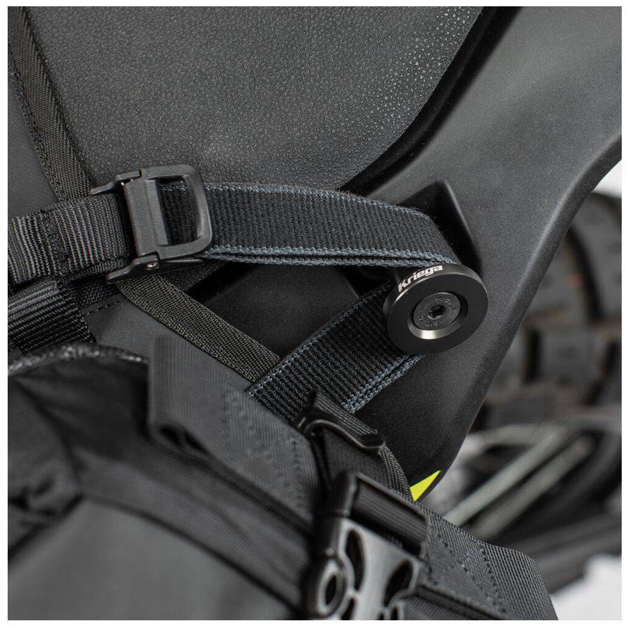 Kriega OS-Base Montagesystem für Yamaha Tenere 700, stabiler Rahmen für OS-Taschen, robuste Befestigungskomponente