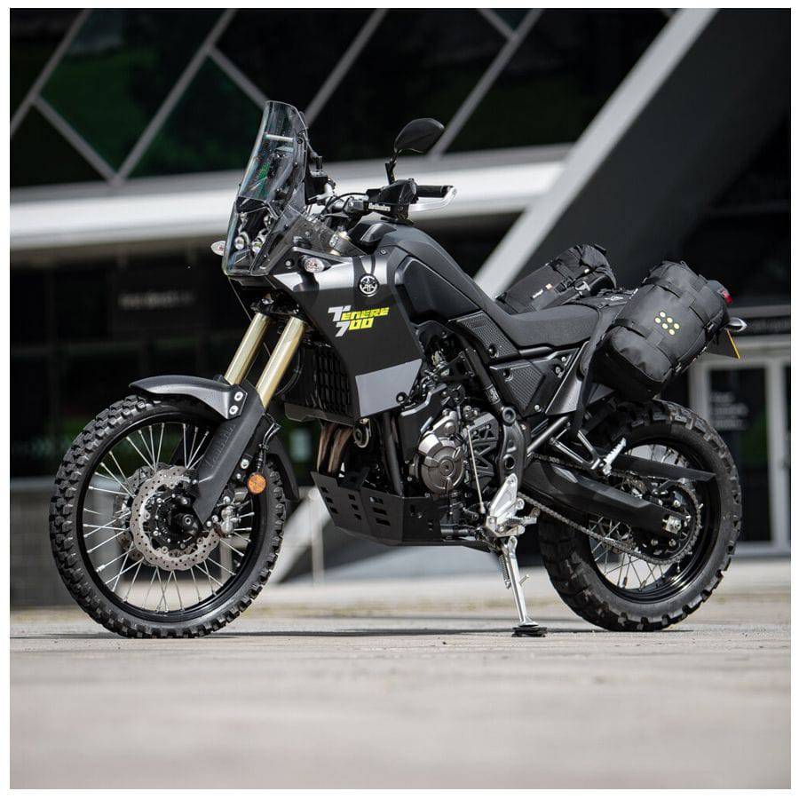 Kriega OS-Base Montagesystem für Yamaha Tenere 700, stabiles Kunststoffmontagekit für OS-Taschen, praktische Befestigungslösung