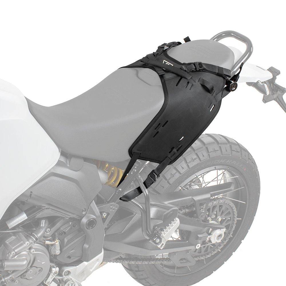 Kriega OS-Base Montagesystem für Ducati Desert-X, stabiles Kit zur Befestigung von OS-Taschen auf Motorrad.