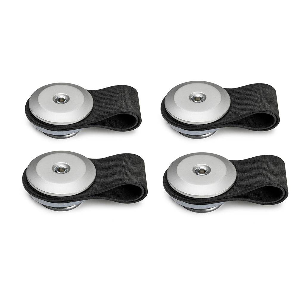 Kriega OS-Rack Loops Universal Montagekit-Taschen, gestellbefestigungsringe für Motorräder, schwarze Befestigungselemente