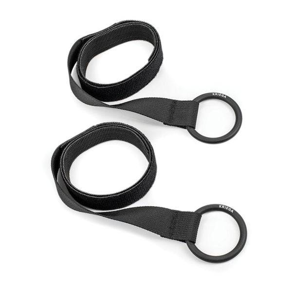 Kriega OS-Dirtbike Ringe für Montagekits, praktische Taschenhalterung für Dirtbikes, robuste Befestigungsteile in der Abbildung